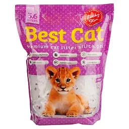 Силікагелевий наповнювач для котячого туалету Best Cat Purple Lawanda 3.6 л (SGL004)