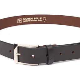 Ремінь шкіряний Grande Pelle чоловічий 3,4х120 см acs0024553 - мініатюра 4
