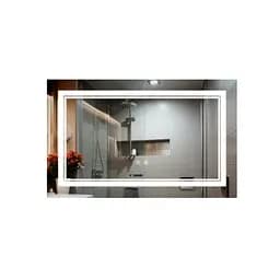 Дзеркало Qtap Cardinal 500x800 з LED-підсвічуванням Touch, з антизапотіванням, з димером температури кольору (3000-6500K) Reverse QT0478C5080