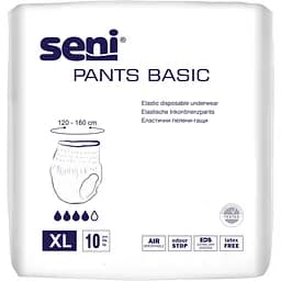 Труси для дорослих Seni Pants Basic extra large поглинальні 10 шт. (SE-096-XL10-BP1)