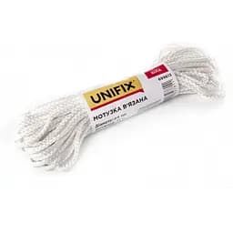 Веревка вязаная универсальная Unifix 3 мм x 15 м белая