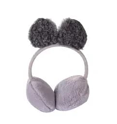 Хутряні навушники AC8407, в пакеті (6910568000029) Сірий