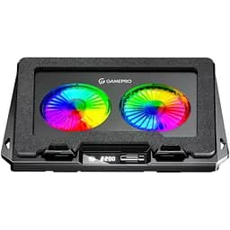 Охолоджувальна підставка для ноутбука до 17.3 дюймів GamePro GPCP-910 2xfans - мініатюра 2