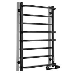 Електрична рушникосушарка Laris Зебра Комфорт ЧФЧ8 500x800 Е права R3 73207643, Чорний матовий, Праве, Електронний