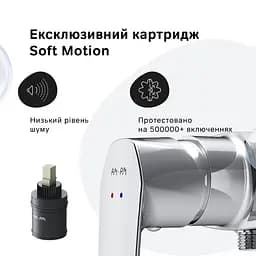 Змішувач для душа хром AM.PM F90A20000 Gem - мініатюра 4