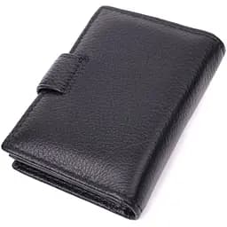 Надійна візитниця з натуральної шкіри ST Leather 22469 чорна - мініатюра 2