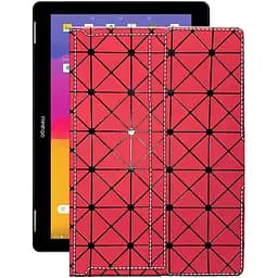 Чехол StatusCASE из экокожи для планшета Prestigio Wize PMT3771 3G Красный ромб