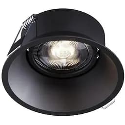 Светильник точечный врізний KLOODI KD-1129-R BK