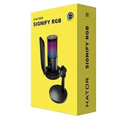 Микрофон конденсаторный HATOR HTA510 RGB Signify USB Black - мініатюра 6