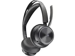 Гарнітура Poly комп'ютерна стерео On-ear Voyager Focus 2-M з підставкою для заряджання USB-A Bluetooth Microsoft Teams чорний (77Y87AA) - мініатюра 4