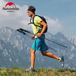 Трекінгова палиця Naturehike ST08 (NH18D020-Z) складна - 110 см - бордова - мініатюра 6