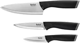 Набір ножів Comfort, 3шт, нержавіюча сталь, пластик, чорний Tefal kuh0014575 - мініатюра 2