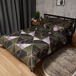 Пододеяльник Moon&Star Микросатин Premium Golden Marble King Size 220x240 см