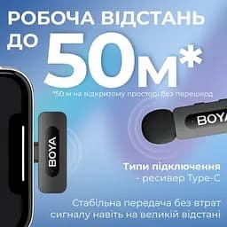 Мікрофон Boya (BY-V20) Type-C Black (BY-V20) - мініатюра 9