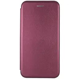 Шкіряний чохол-книжка Classy для Apple iPhone 12 Pro/12, 6.1 Бордовий