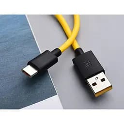 Кабель Data Cable Fast Charging 27W / 3A 1m USB на Type-C / USB-C для Realme yellow - мініатюра 8