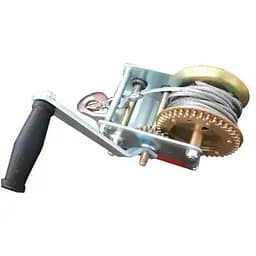 Лебідка барабанна важільна Intertool 900 кг сталевий трос 10 м GT1455