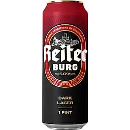Пиво Reiter Burg Dark Lager темное 5% 0.568 л ж/б