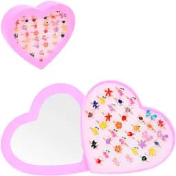 Каблучка A-Toys метал серце 36 шт FG240408088A