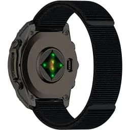 Ремінець DK CDK для Garmin Epix (Gen 2) 47mm 22mm Nylon Sport Loop (018558) (black) - мініатюра 3