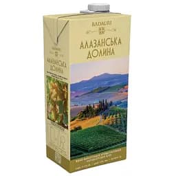 Вино ароматизированное белое Baile Burnas Badauri Алазанская долина со вкусом айвы полусладкое белое 1 л