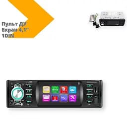 Автомагнітола XPRO 1DIN 4319 BT 4,1" Bluetooth чорний (4319_912) - мініатюра 2