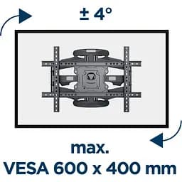Кріплення для телевізора Gembird WM-75ST-01 [133661] - мініатюра 4