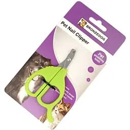 Когтерез для собак и кошек Bronzedog с прямым лезвием 9х5.5 см