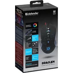 Мишка Defender Draglen GM-907 RGB USB Black (52907) - мініатюра 4