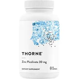 Мінерали Thorne Zinc Picolinate 30 мг 60 капсул