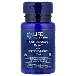 Підтримка травлення з діамінооксидазою Life Extension Food Sensitivity Relief with Diamine Oxidase (DAO) 60 вегетаріанських капсул