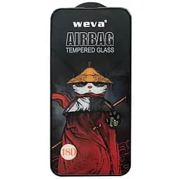 Захисне 2.5D скло Weva AirBag (тех.пак) для Apple iPhone 16 Pro Max (6.9) Чорний