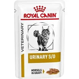 Вологий корм Royal Canin Urinary S/O Feline для котів при захворюванні нижніх сечовивідних шляхів 85 г