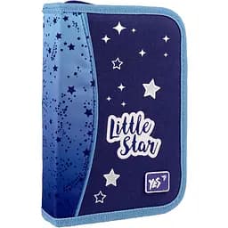 Пенал Yes Little Star HP-03 твердий одинарний з клапаном синій (533612)