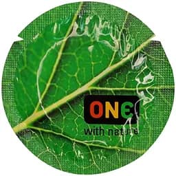 Презерватив One with nature Color Sensations зеленый 1 шт.