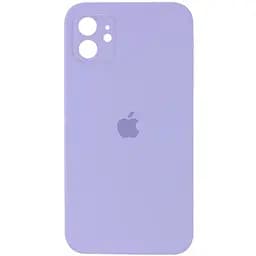 Чохол Epik Silicone Case Square Full Camera Protective AA для Apple iPhone 11, 6.1 Бузковий/Dasheen