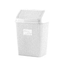 Корзина для мусора Violet House Виолетта White, 10 л, белый (0026 Виолетта WHITE 10 л)