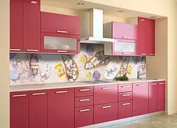 Кухонний фартух Лавандовий Акцент для кухні наклейка асорти релакс Фіолетовий 60х250 см Happy Pocket Z180571 - мініатюра 2