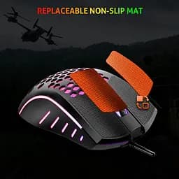 Миша MeeTion GM015 RGB Backlight Gaming Mouse регульована роздільна здатність 800-6400dpi - мініатюра 9