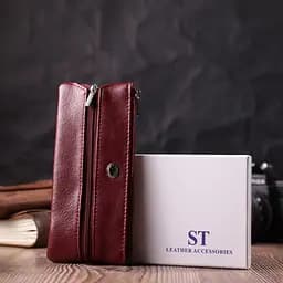 Жіноча шкіряна ключниця ST Leather 16х7х0.5 см acs0028335 - мініатюра 8