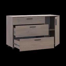 Комод Doros Торн Кремона Канноло 3Ш/1Д 135х51.6х80 (41510177) - мініатюра 7