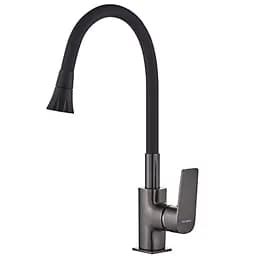 Смеситель для кухни Globus Lux Bonn GLB-0203SA-GP-B01 Черный матовый