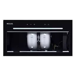 Витяжка повновбудована WEILOR PBSR 52651 GLASS BL 1300 LED Strip - мініатюра 6