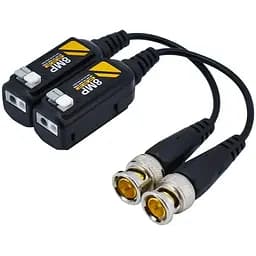 Відео балун - приймач-передавач відеосигналу Nectronix по крученій парі AHD/TVI/CVI/CVBS до 8 Мп VB02851 (2 штуки)