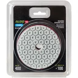 Круг алмазний Alloid Building Tools Combs шліфувальний на липучці 100 мм зерно 400 (DD-63382) - мініатюра 4