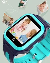 Смарт годинник для дітей F8 з GPS відстеженням, 4G сім картою, прослушкою, кнопкою SOS, відеодзвінками, голосовим чатом та акумулятором 1000 мАг До 7 днів роботи Синій - мініатюра 10