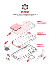 Силиконовый чехол для Apple iPhone 14 Plus, ICON2 Case, красный, противоударный, панель, защита всего корпуса, матовая поверхность Soft Touch, выступает над дисплеем, совместим с защитными стеклами и пленками, с микрофиброй, ArmorStandart (ARM63610) - мініатюра 6