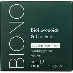 Маска охолоджуюча Biono Bioflavonoids & Green tea 60 мл - мініатюра 2