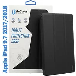 Чохол до планшета BeCover Tri Fold Soft TPU mount Apple Pencil Apple iPad 9.7 2017/2018 A1822/A1823/A1893/A1954 Black 708453