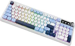 Клавіатура Ajazz AF98 PLUS Glacier Blue (AF98-PLUS-GB) - мініатюра 3